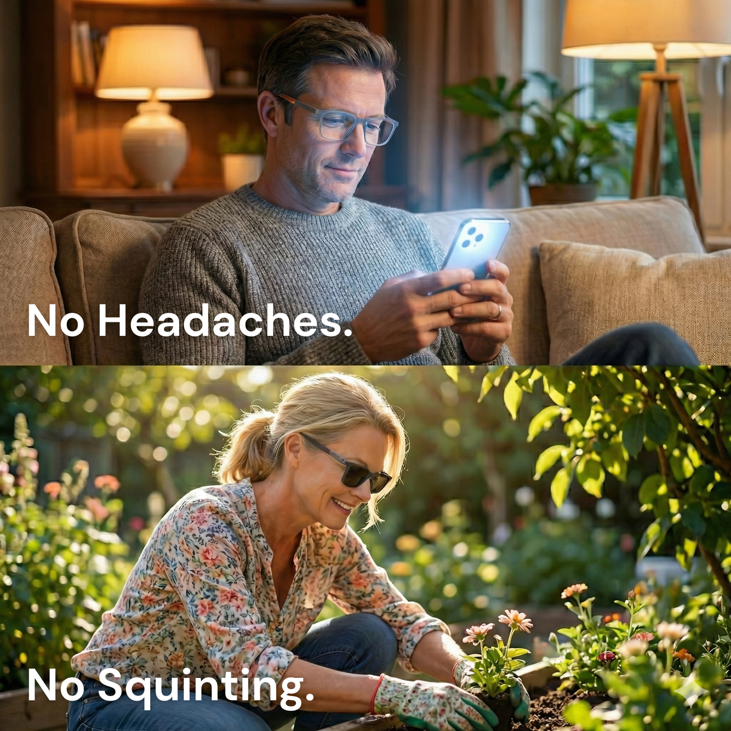 Multifocal Photochromic Screen Comfort Readers
